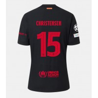 Camiseta Barcelona Andreas Christensen #15 Segunda Equipación Replica 2024-25 mangas cortas